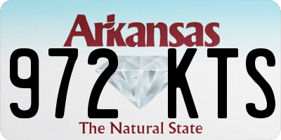 AR license plate 972KTS