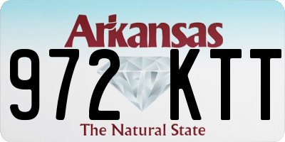 AR license plate 972KTT