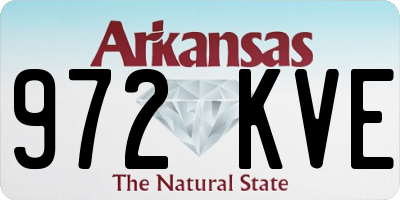 AR license plate 972KVE