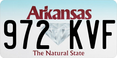 AR license plate 972KVF