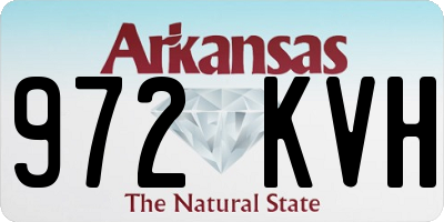 AR license plate 972KVH