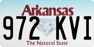 AR license plate 972KVI