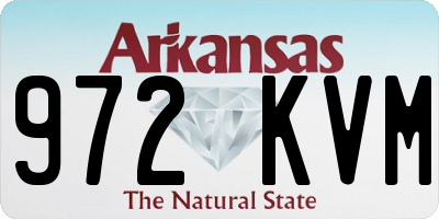 AR license plate 972KVM