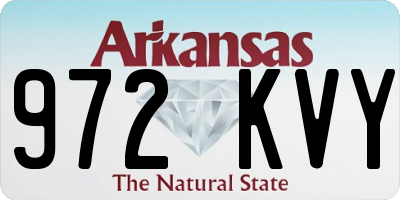 AR license plate 972KVY