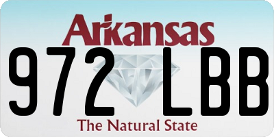 AR license plate 972LBB