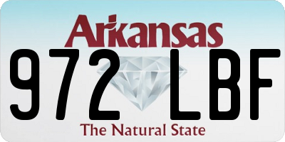 AR license plate 972LBF