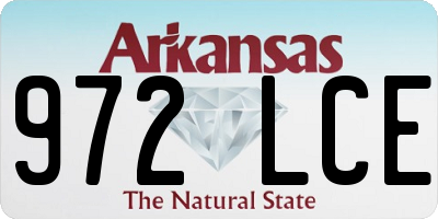 AR license plate 972LCE