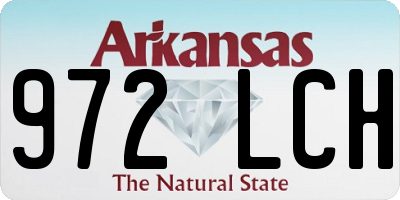 AR license plate 972LCH