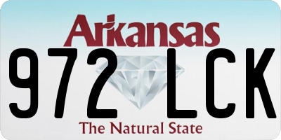 AR license plate 972LCK