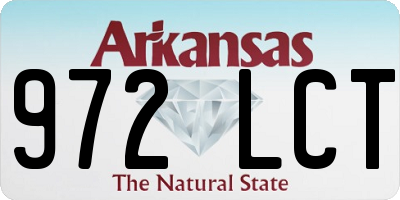 AR license plate 972LCT