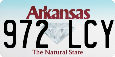 AR license plate 972LCY