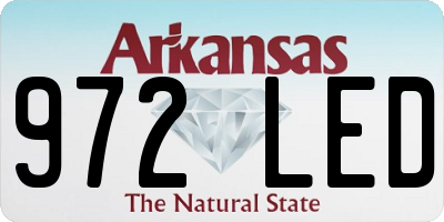AR license plate 972LED