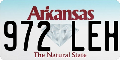 AR license plate 972LEH