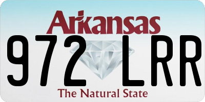 AR license plate 972LRR