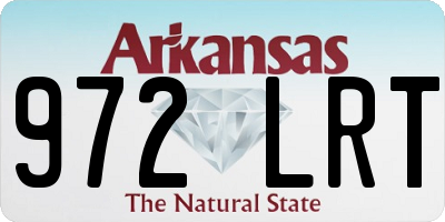 AR license plate 972LRT