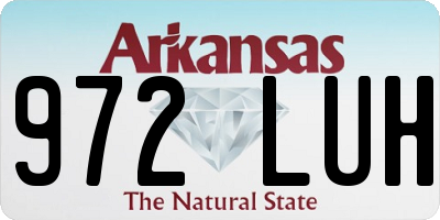 AR license plate 972LUH