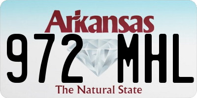 AR license plate 972MHL