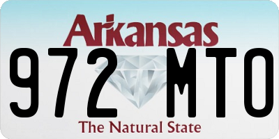 AR license plate 972MTO