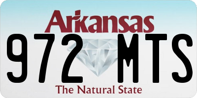 AR license plate 972MTS