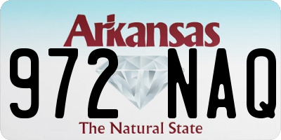 AR license plate 972NAQ