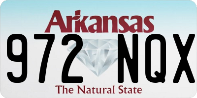 AR license plate 972NQX