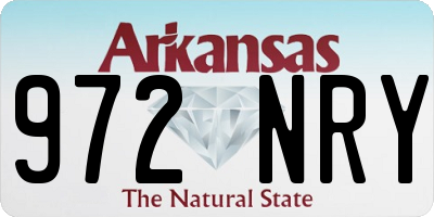 AR license plate 972NRY