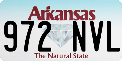 AR license plate 972NVL