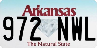 AR license plate 972NWL