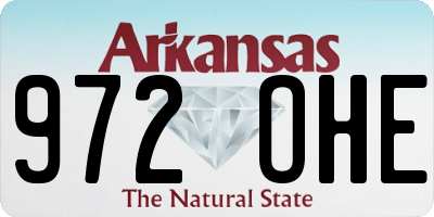 AR license plate 972OHE
