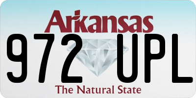 AR license plate 972UPL