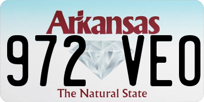 AR license plate 972VEO