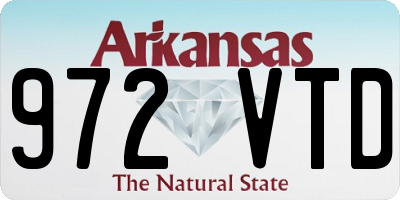AR license plate 972VTD