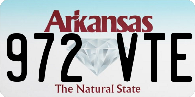 AR license plate 972VTE