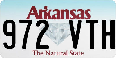 AR license plate 972VTH