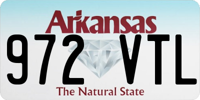 AR license plate 972VTL