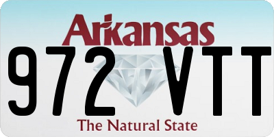 AR license plate 972VTT