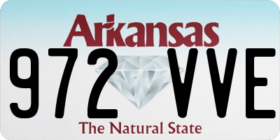 AR license plate 972VVE