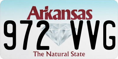 AR license plate 972VVG
