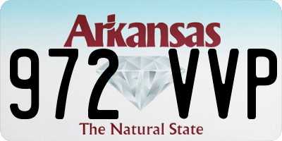 AR license plate 972VVP
