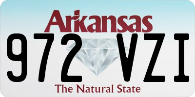 AR license plate 972VZI
