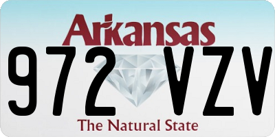 AR license plate 972VZV