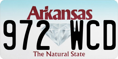 AR license plate 972WCD