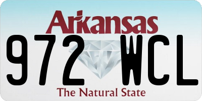 AR license plate 972WCL