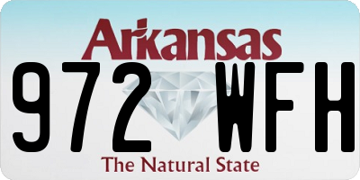 AR license plate 972WFH