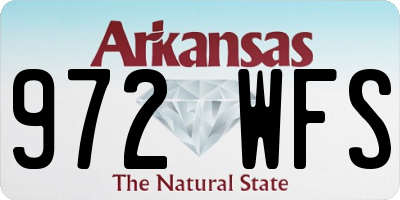 AR license plate 972WFS