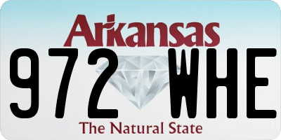 AR license plate 972WHE