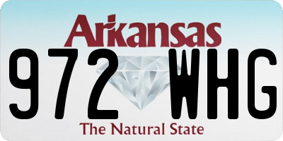 AR license plate 972WHG