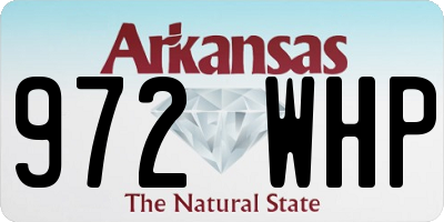 AR license plate 972WHP