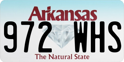 AR license plate 972WHS