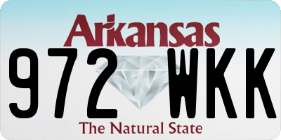 AR license plate 972WKK